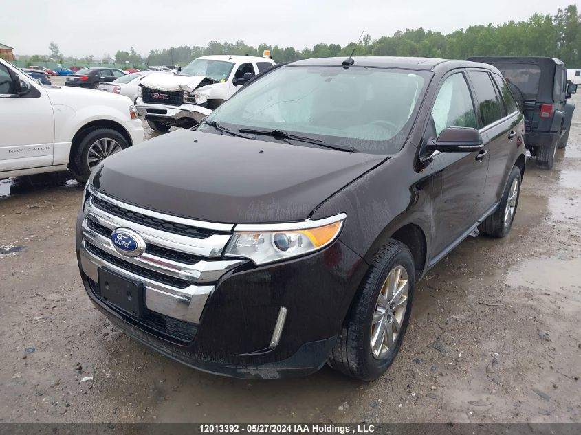 2013 Ford Edge Limited VIN: 2FMDK4KC7DBE20395 Lot: 12013392