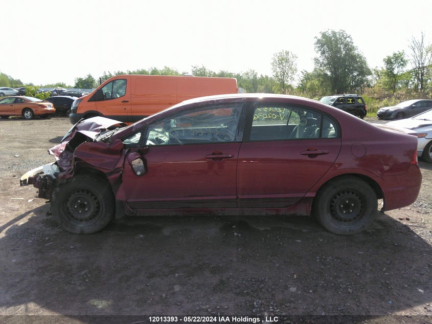 2008 Honda Civic Lx VIN: 2HGFA16568H020360 Lot: 12013393