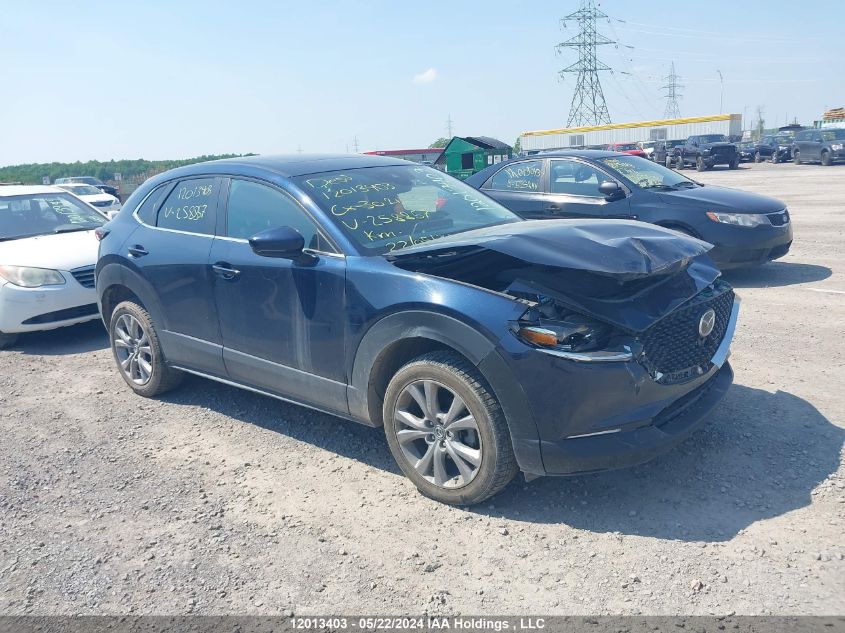 2021 Mazda Cx-30 Preferred VIN: 3MVDMBCLXMM258857 Lot: 12013403