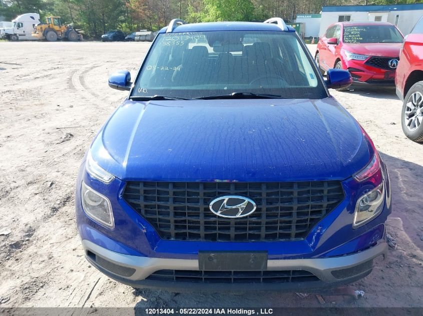 2022 Hyundai Venue Sel/Limited VIN: KMHRC8A30NU158355 Lot: 12013404