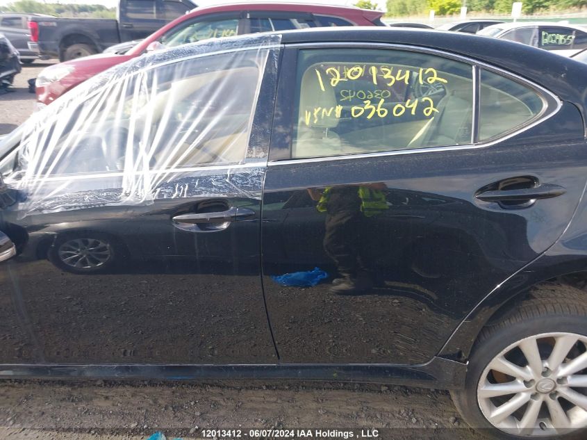 2010 Lexus Is 250 VIN: JTHCF5C26A5036042 Lot: 12013412