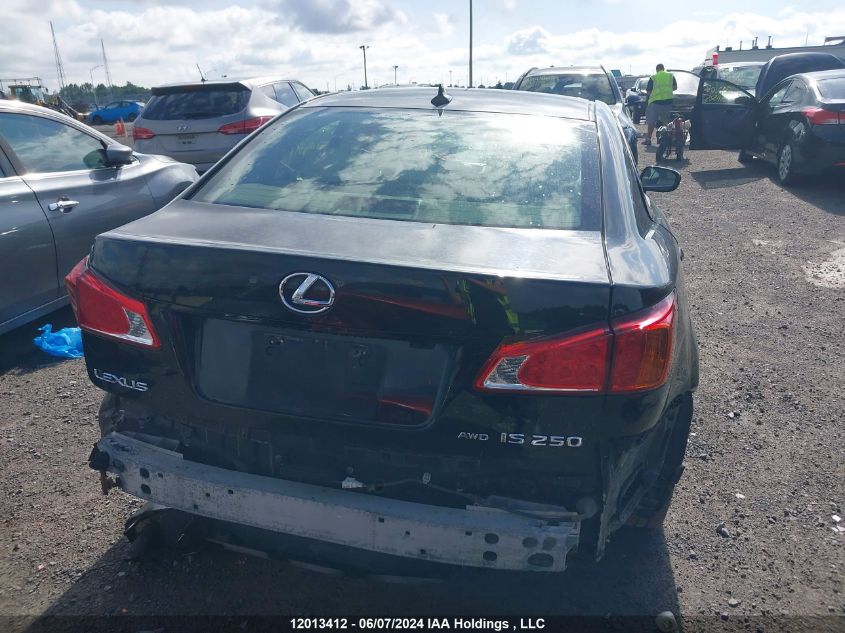 2010 Lexus Is 250 VIN: JTHCF5C26A5036042 Lot: 12013412