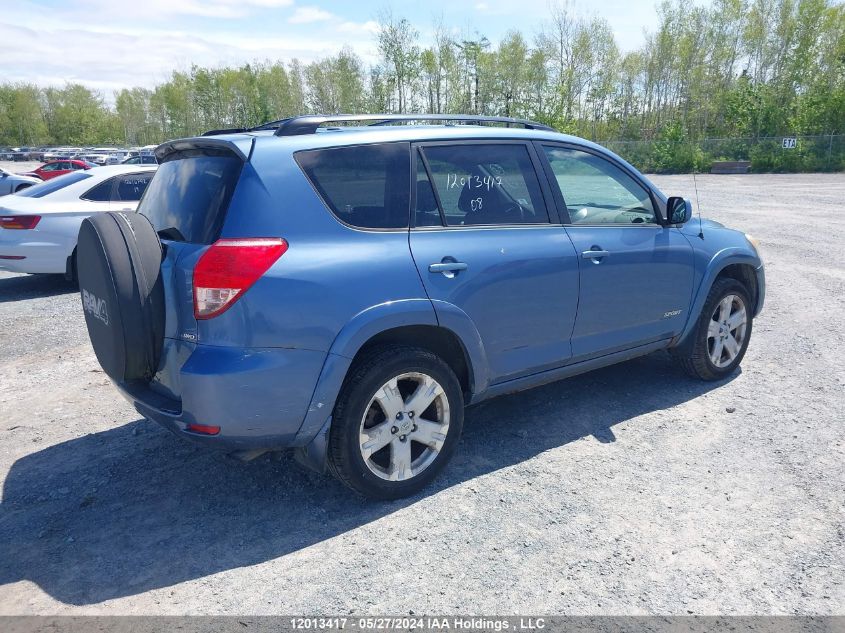 2008 Toyota Rav4 Sport VIN: JTMBD32V086069870 Lot: 12013417