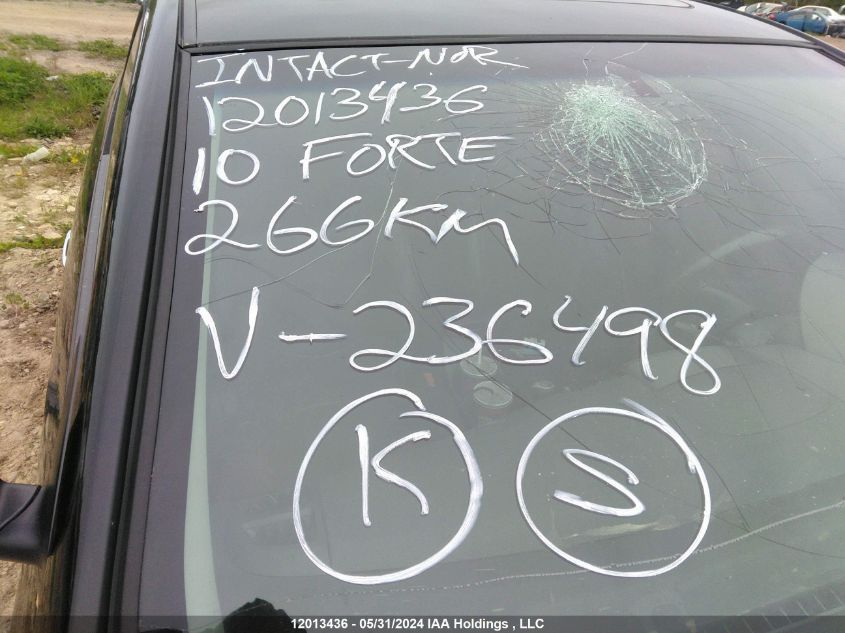 2010 Kia Forte Koup VIN: KNAFW6A31A5236498 Lot: 12013436