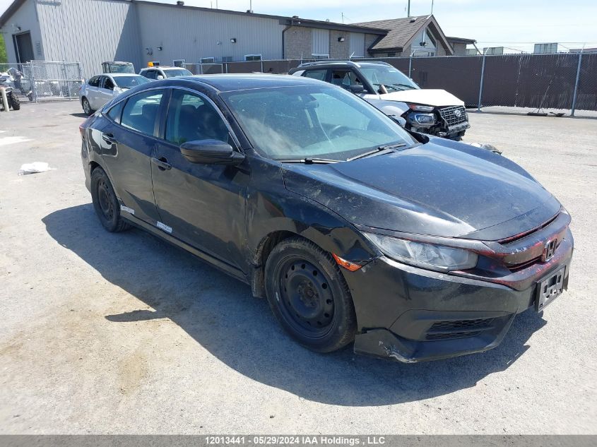 2018 Honda Civic Lx VIN: 2HGFC2F56JH030215 Lot: 12013441