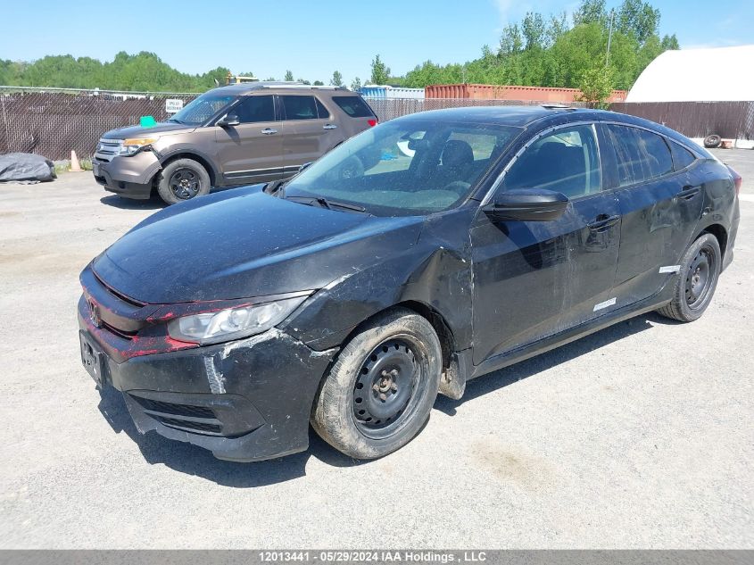 2018 Honda Civic Lx VIN: 2HGFC2F56JH030215 Lot: 12013441