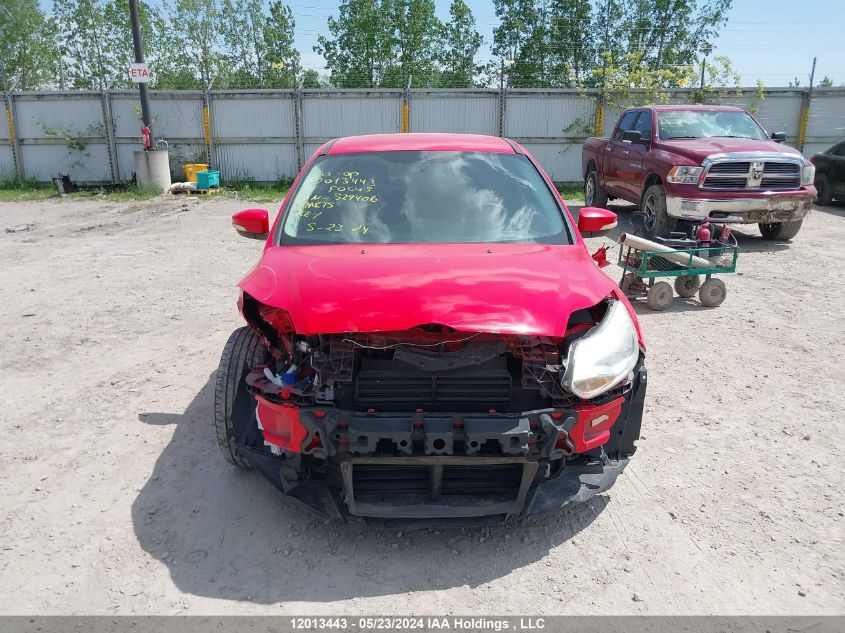 2012 Ford Focus Se VIN: 1FAHP3F23CL329406 Lot: 12013443