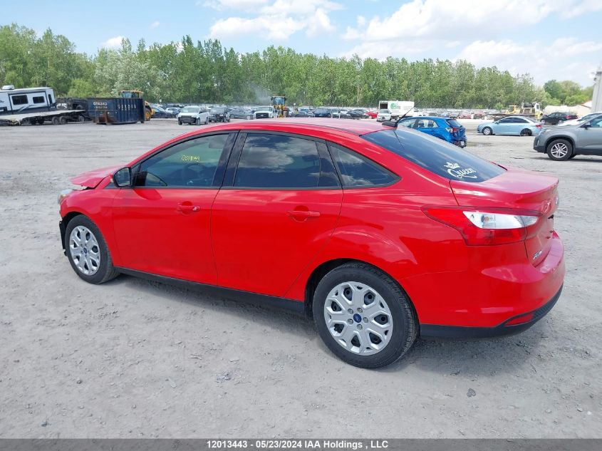 2012 Ford Focus Se VIN: 1FAHP3F23CL329406 Lot: 12013443