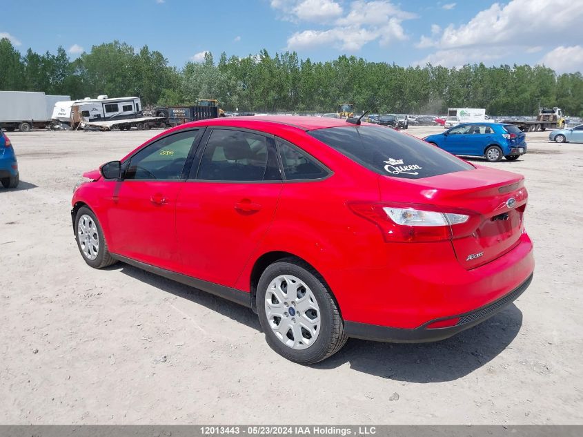 2012 Ford Focus Se VIN: 1FAHP3F23CL329406 Lot: 12013443