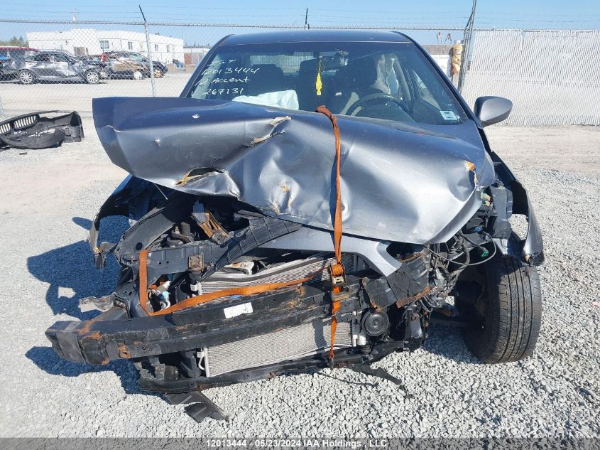 2012 Hyundai Accent Gl VIN: KMHCT4AE1CU267131 Lot: 12013444