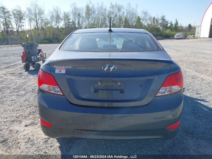 2012 Hyundai Accent Gl VIN: KMHCT4AE1CU267131 Lot: 12013444