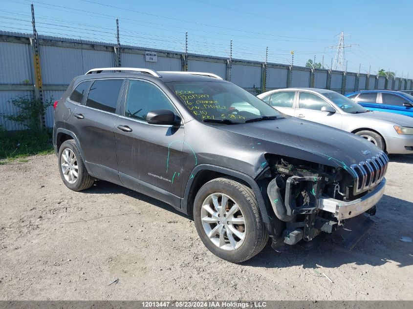 2016 Jeep Cherokee Limited VIN: 1C4PJMDS8GW176462 Lot: 12013447