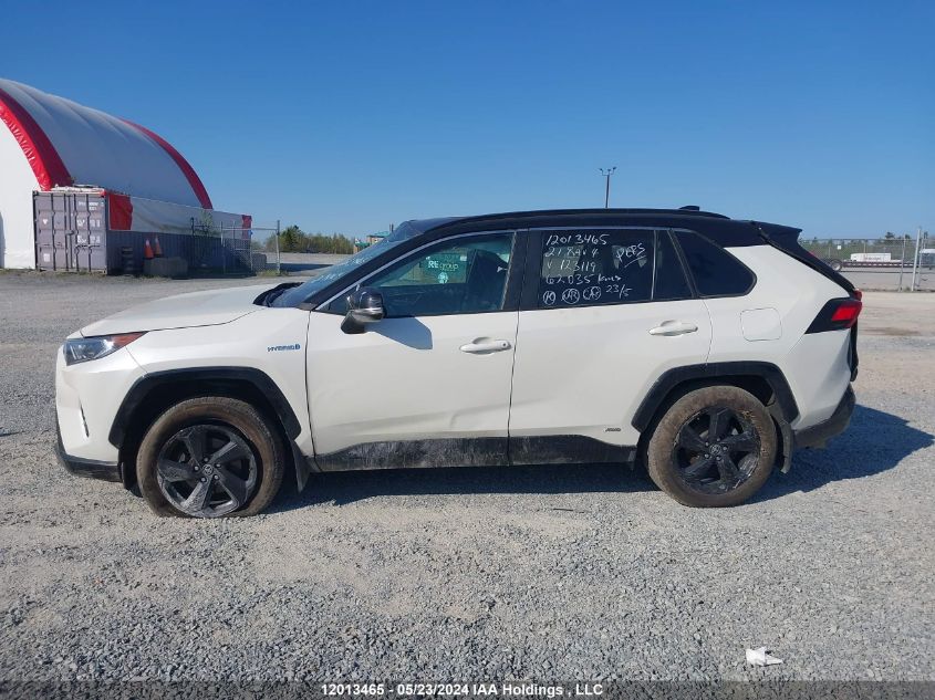 2021 Toyota Rav4 Xle VIN: 2T3RWRFV4MW123119 Lot: 12013465