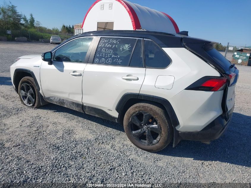 2021 Toyota Rav4 Xle VIN: 2T3RWRFV4MW123119 Lot: 12013465