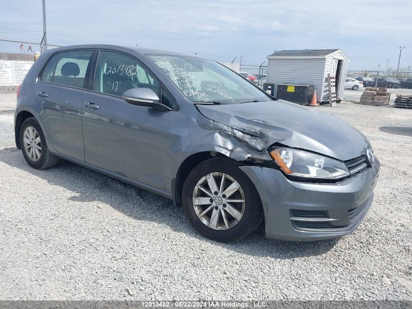 2017 Volkswagen Golf VIN: 3VW117AU0HM002929 Lot: 12013482