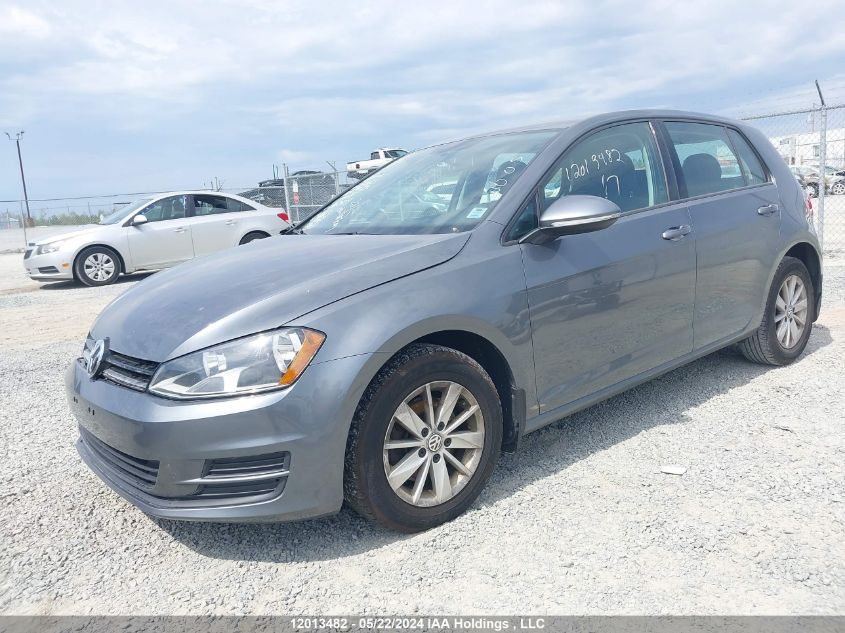 2017 Volkswagen Golf VIN: 3VW117AU0HM002929 Lot: 12013482