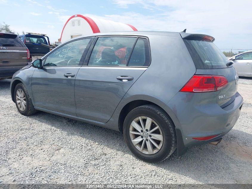 2017 Volkswagen Golf VIN: 3VW117AU0HM002929 Lot: 12013482