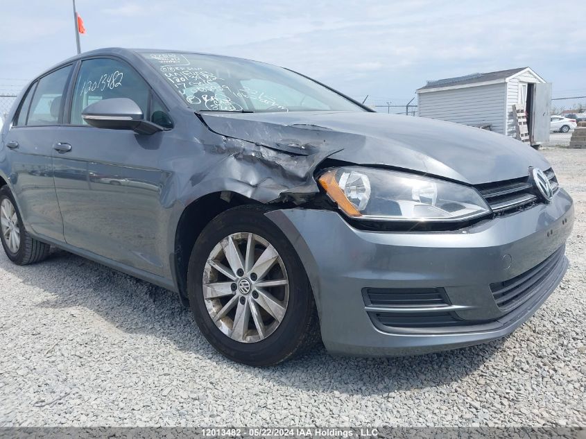 2017 Volkswagen Golf VIN: 3VW117AU0HM002929 Lot: 12013482