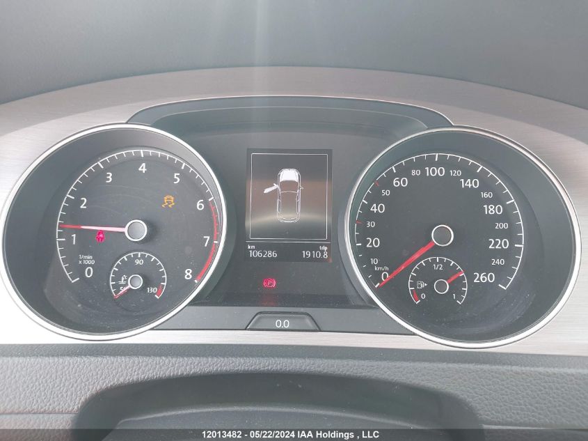 2017 Volkswagen Golf VIN: 3VW117AU0HM002929 Lot: 12013482