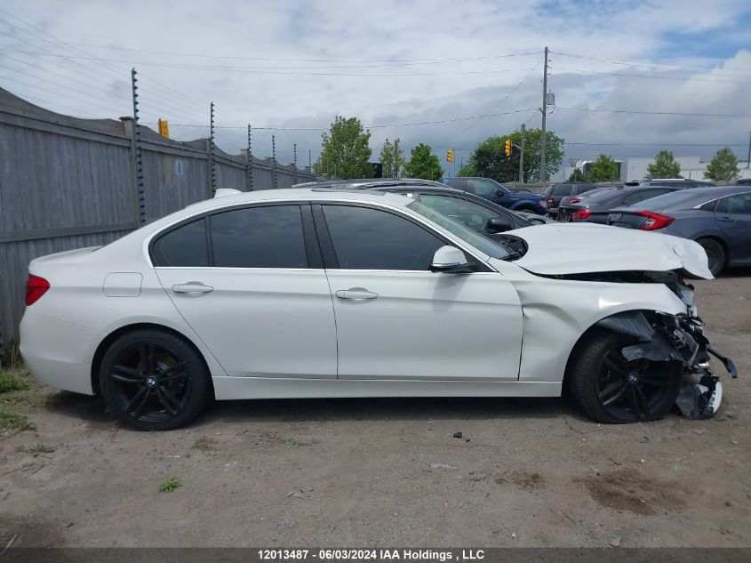 2017 BMW 330I xDrive VIN: WBA8D9G57HNT91320 Lot: 12013487