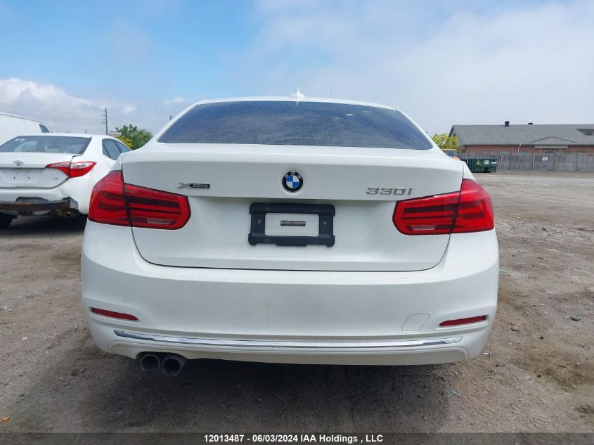 2017 BMW 330I xDrive VIN: WBA8D9G57HNT91320 Lot: 12013487