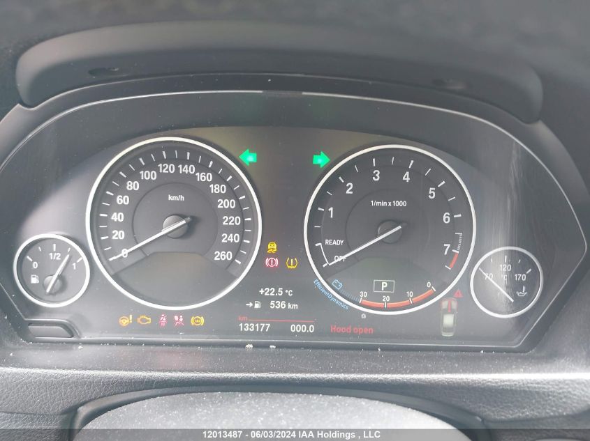 2017 BMW 330I xDrive VIN: WBA8D9G57HNT91320 Lot: 12013487