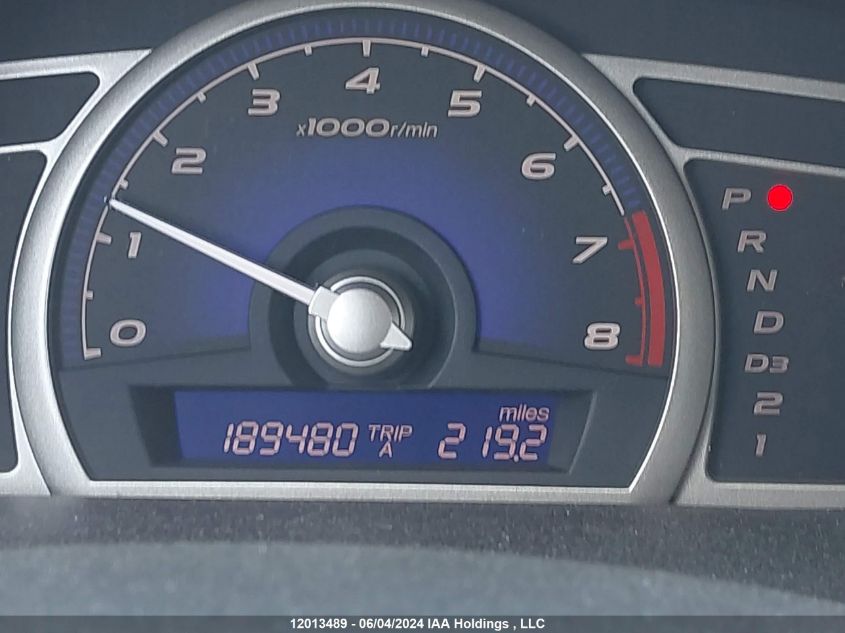 2009 Honda Civic Lx VIN: 2HGFA16529H309074 Lot: 12013489