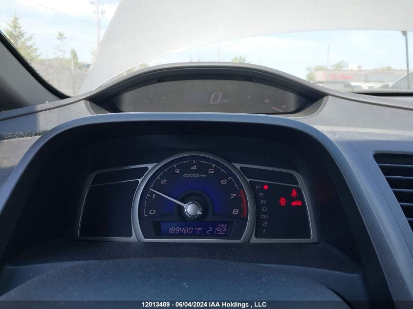 2009 Honda Civic Lx VIN: 2HGFA16529H309074 Lot: 12013489