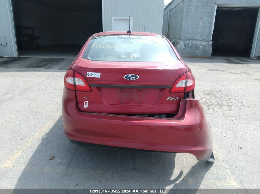 2011 Ford Fiesta VIN: 3FADP4BJ2BM168691 Lot: 12013516