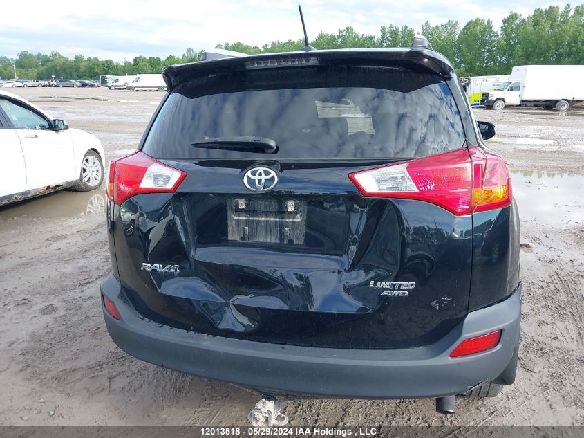 2015 Toyota Rav4 Limited VIN: 2T3DFREVXFW358459 Lot: 12013518