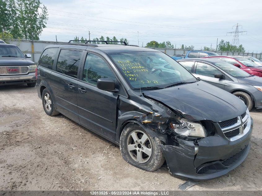 2012 Dodge Grand Caravan Se/Sxt VIN: 2C4RDGBG4CR290994 Lot: 12013525