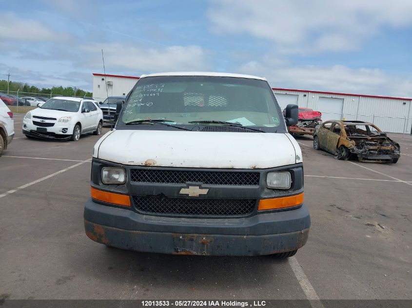2010 Chevrolet Express 2500 Work Van VIN: 1GCZGFDA1A1133693 Lot: 12013533