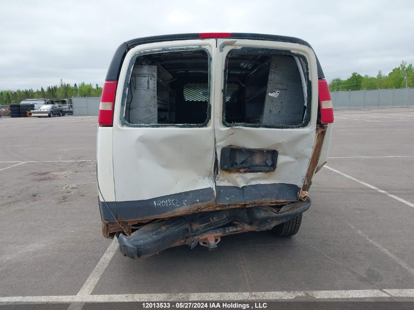 2010 Chevrolet Express 2500 Work Van VIN: 1GCZGFDA1A1133693 Lot: 12013533