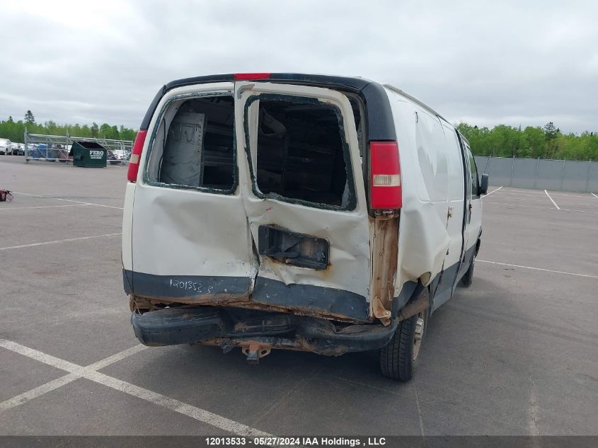 2010 Chevrolet Express 2500 Work Van VIN: 1GCZGFDA1A1133693 Lot: 12013533