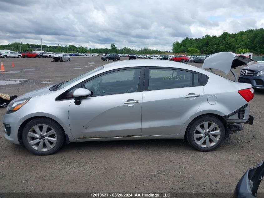 2016 Kia Rio VIN: KNADN4A30G6598212 Lot: 12013537