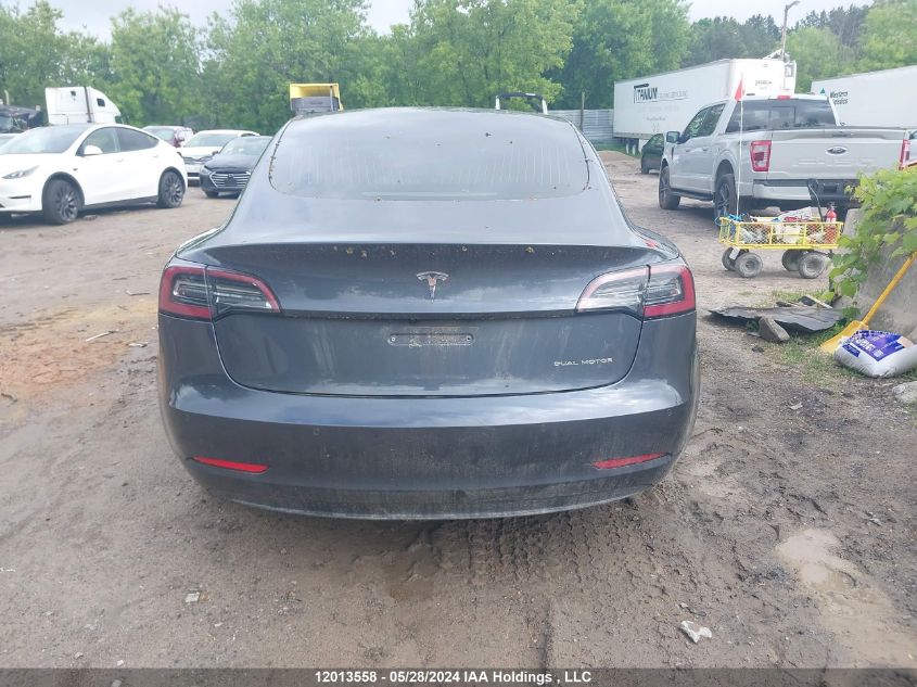 2018 Tesla Model 3 Long Range/Performance VIN: 5YJ3E1EB1JF107401 Lot: 12013558