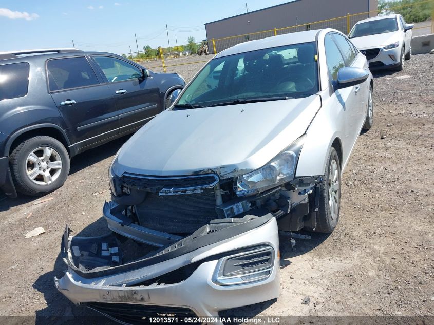 2015 Chevrolet Cruze Lt VIN: 1G1PC5SB3F7150601 Lot: 12013571