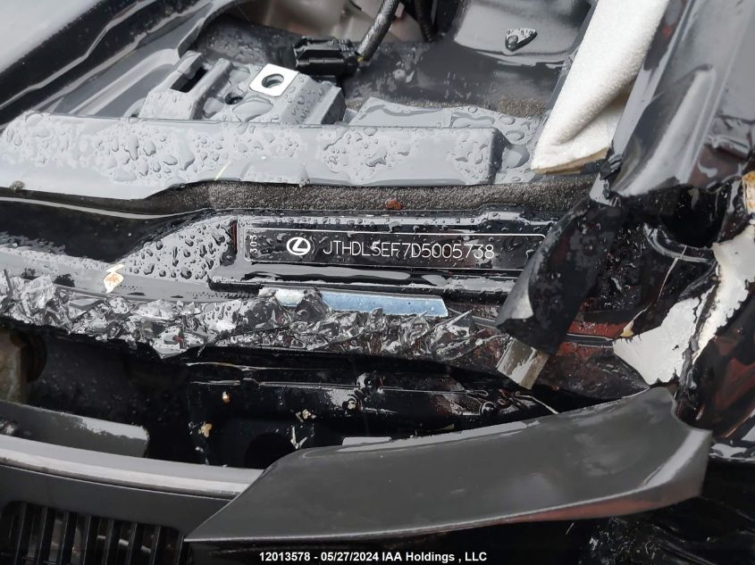 2013 Lexus Ls 460L VIN: JTHDL5EF7D5005738 Lot: 12013578