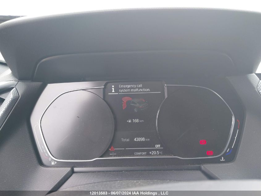 2021 BMW 2 Series VIN: WBA73AK04M7G98750 Lot: 12013583