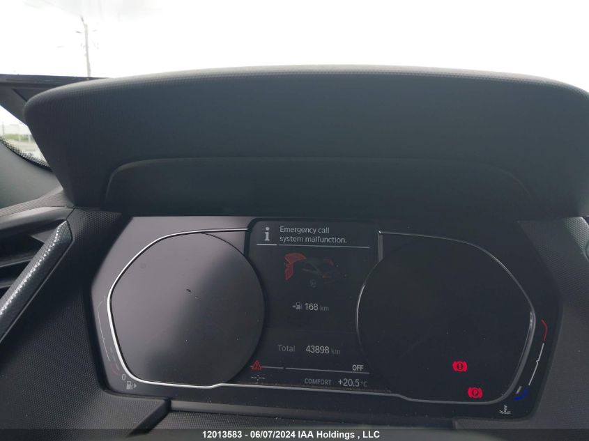 2021 BMW 2 Series VIN: WBA73AK04M7G98750 Lot: 12013583