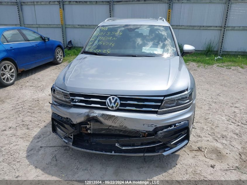 2021 Volkswagen Tiguan VIN: 3VV4B7AX6MM154734 Lot: 12013584