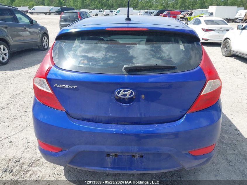 2014 Hyundai Accent Gl VIN: KMHCT5AE5EU154758 Lot: 12013589