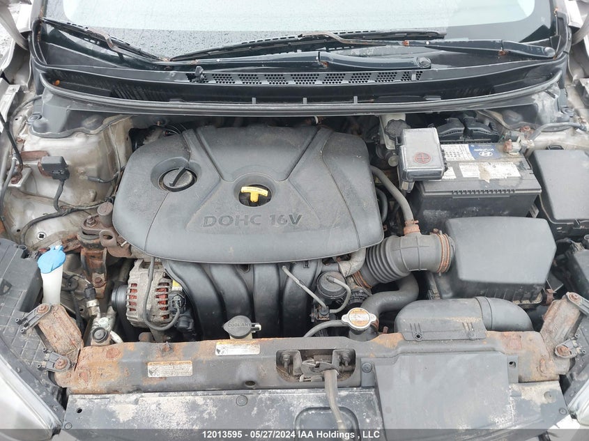 2012 Hyundai Elantra Gls VIN: 5NPDH4AE5CH087543 Lot: 12013595