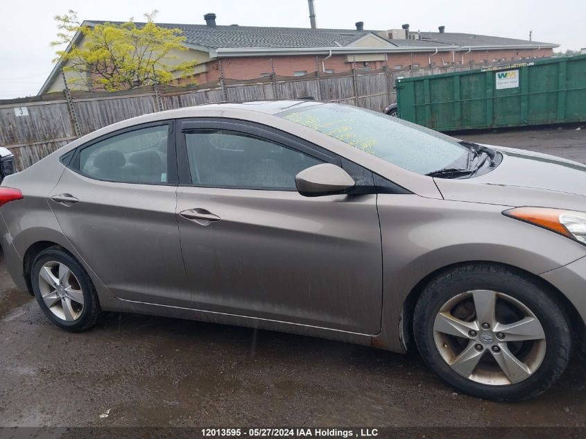 2012 Hyundai Elantra Gls VIN: 5NPDH4AE5CH087543 Lot: 12013595