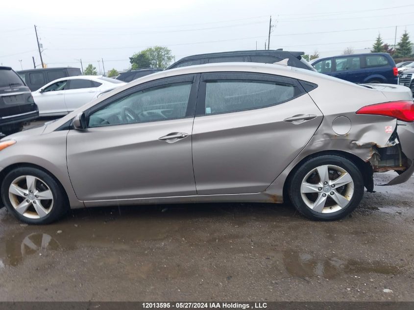 2012 Hyundai Elantra Gls VIN: 5NPDH4AE5CH087543 Lot: 12013595