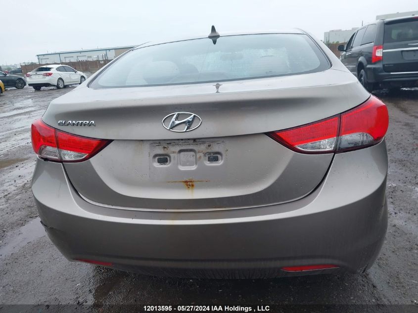 2012 Hyundai Elantra Gls VIN: 5NPDH4AE5CH087543 Lot: 12013595