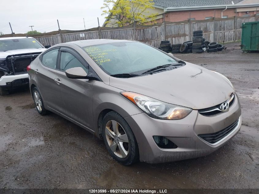 2012 Hyundai Elantra Gls VIN: 5NPDH4AE5CH087543 Lot: 12013595