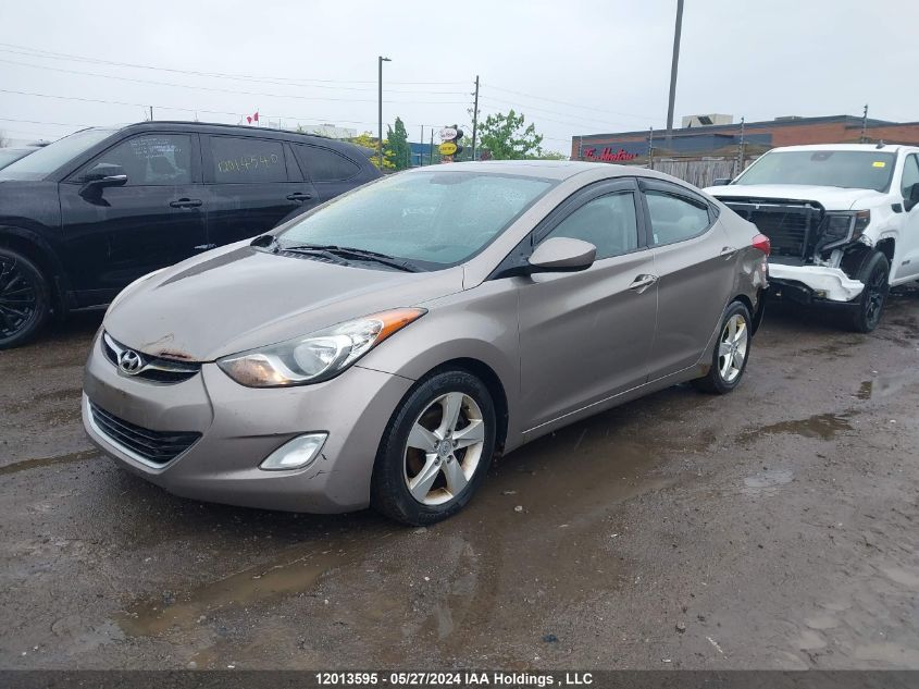 2012 Hyundai Elantra Gls VIN: 5NPDH4AE5CH087543 Lot: 12013595