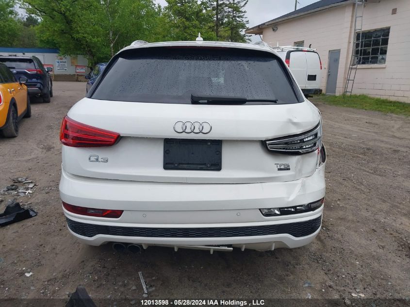 2016 Audi Q3 VIN: WA1GFCFS4GR016631 Lot: 12013598