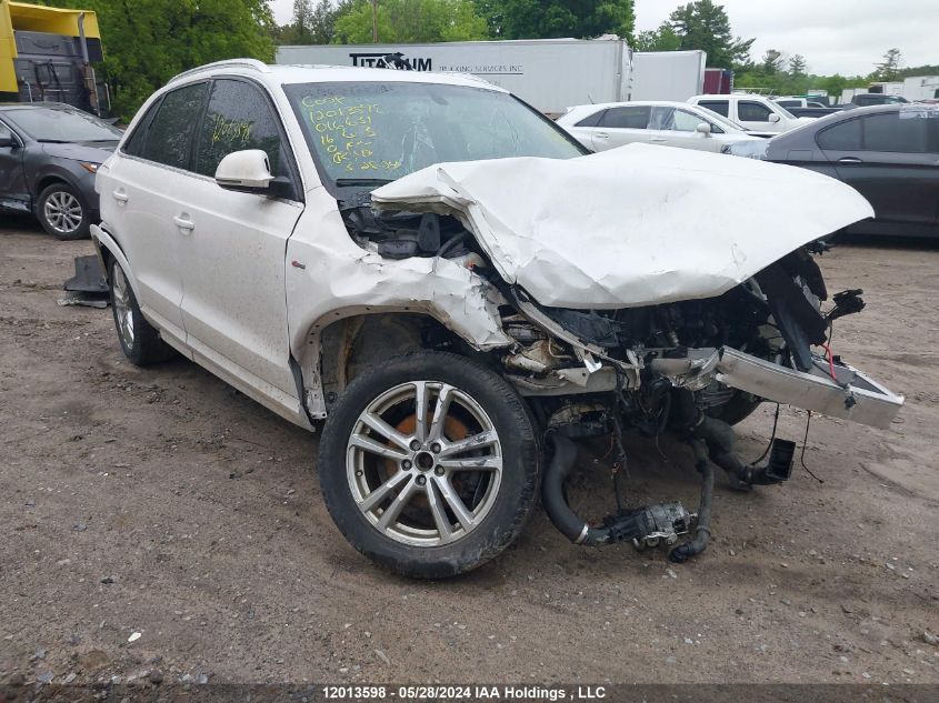 2016 Audi Q3 VIN: WA1GFCFS4GR016631 Lot: 12013598